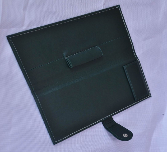 Henselite Large Leather Scorecard Holder with Magnetic Clip