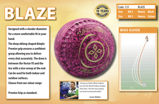 Taylor Blaze Colour Custom Bowl