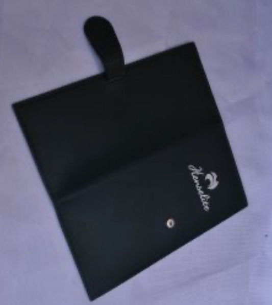 Henselite Large Leather Scorecard Holder with Magnetic Clip