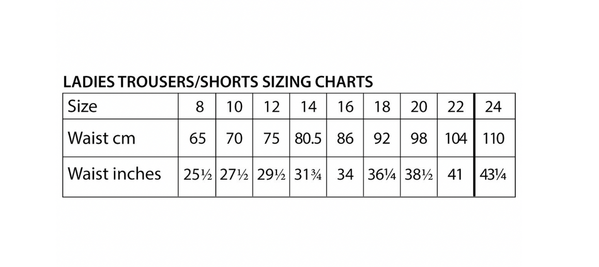Taylor Ladies Black  Shorts